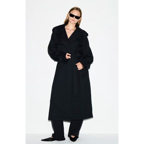 Skims Boyfriend Oversized Trench Coat NWT Size Large - Picture 2 of 6